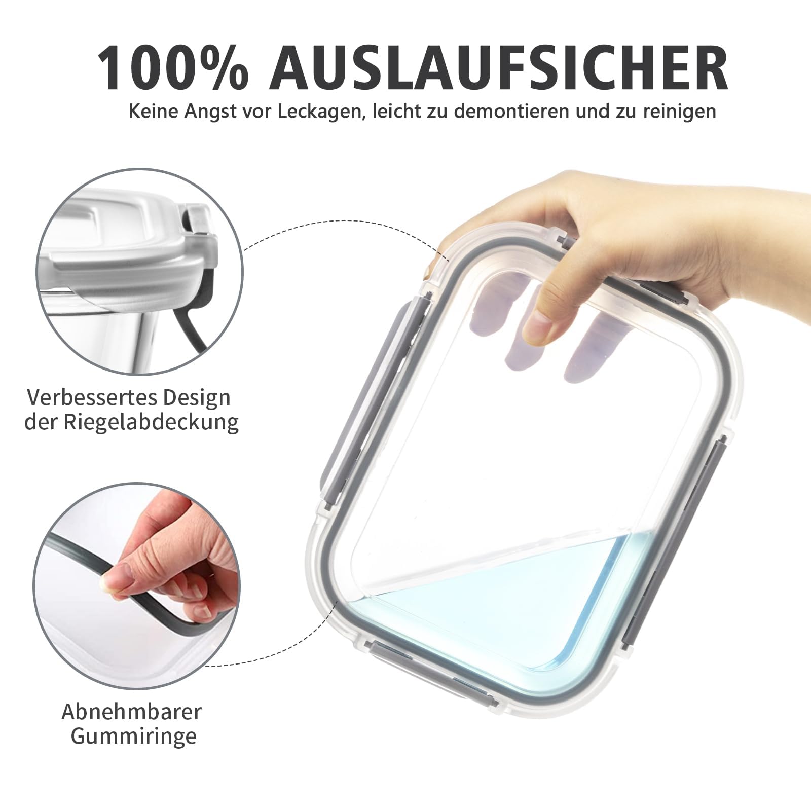 Frischhaltedosen aus Glas (Set)