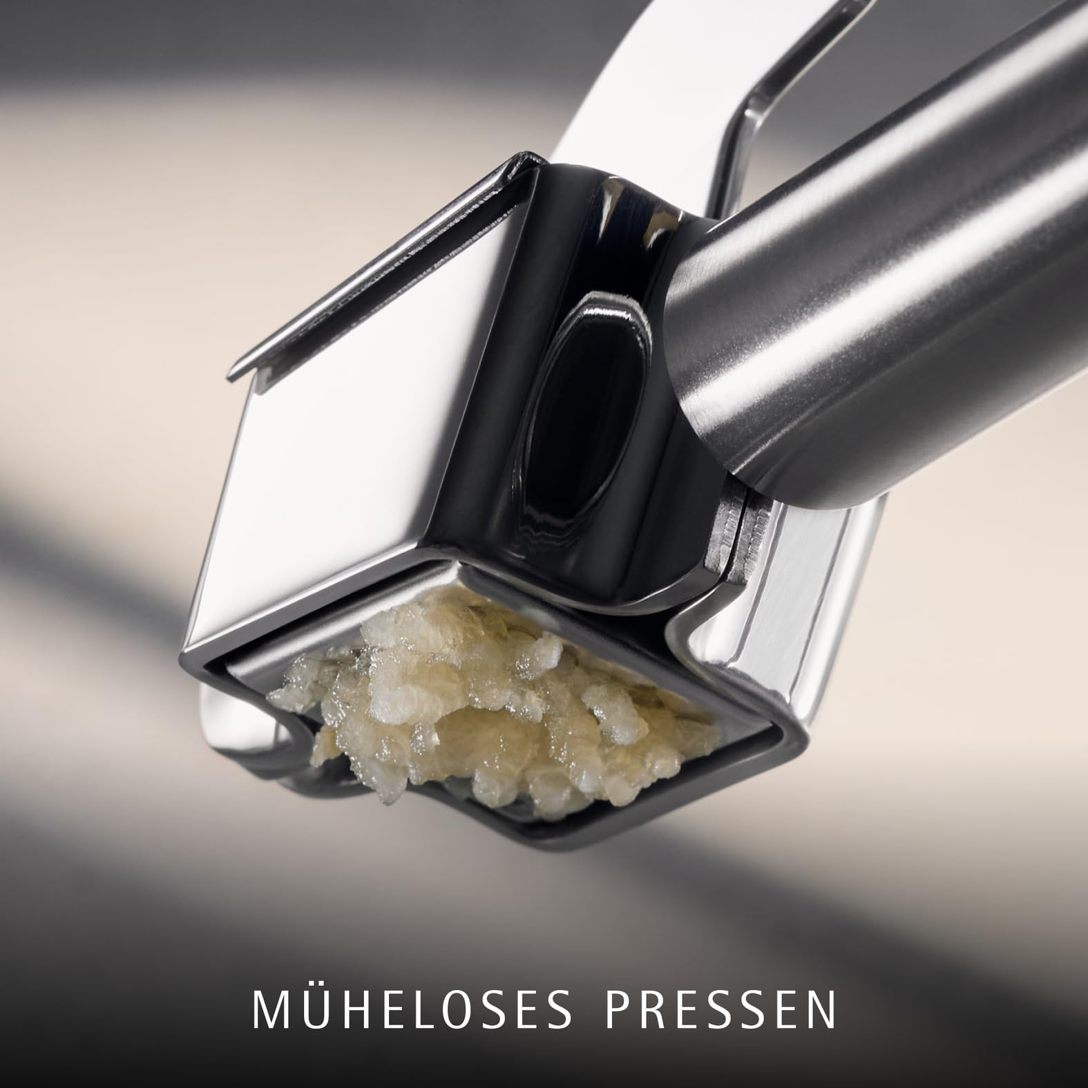 Knoblauchpresse aus Edelstahl